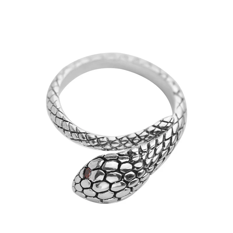 Silver Man 925 Silver Ring Men's and Women's Vintage Thai Silver Snake-Shaped Fashion Personal Cute Chinese Zodiac Sign of Snake
Silver Man 925 Silver Ring Men's and Women's Vintage Thai Silver Snake-Shaped Fashion Personal Cute Chinese Zodiac Sign of Snake