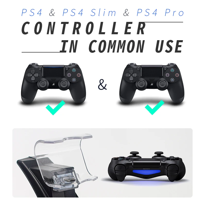 PS4 контроллер Зарядное устройство Док-станция светодиодный двойной usb зарядная