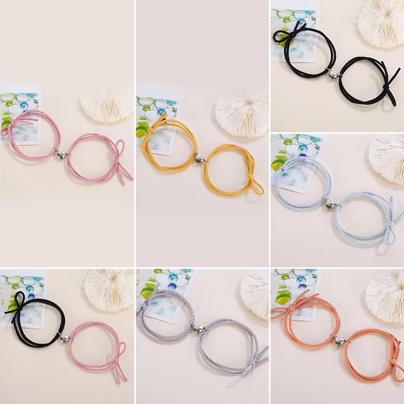 2pcs Magnetic Bracelet Stainless Steel Heart Pendant Charm Couple Bracelets for Lover Friend Men Women Braid Rope Bracelets
2pcs Magnetic Bracelet Stainless Steel Heart Pendant Charm Couple Bracelets for Lover Friend Men Women Braid Rope Bracelets