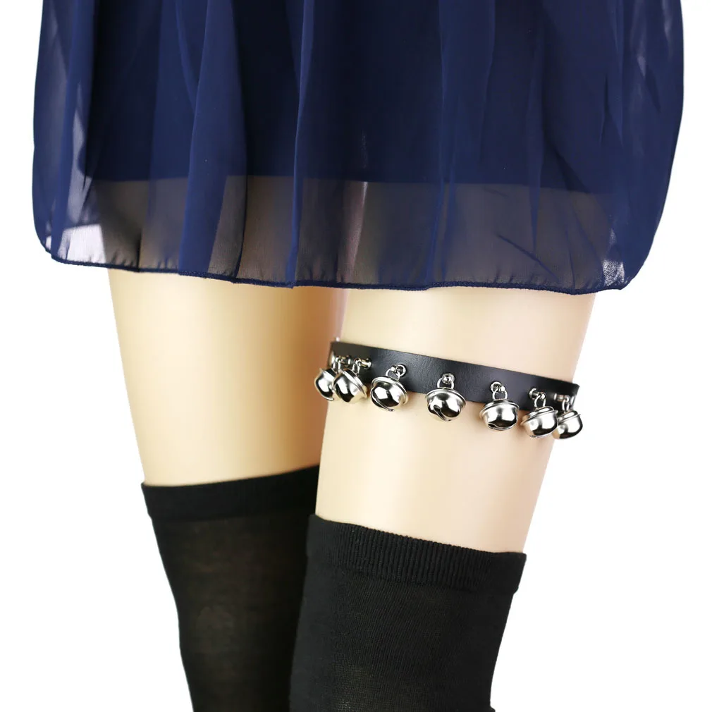 Metal Bells Suspender Garter Belt Leg Harness For Women Gothic Punk Harajuku Lolita EMO Sexy Wedding Case Decoration
Metal Bells Suspender Garter Belt Leg Harness For Women Gothic Punk Harajuku Lolita EMO Sexy Wedding Case Decoration