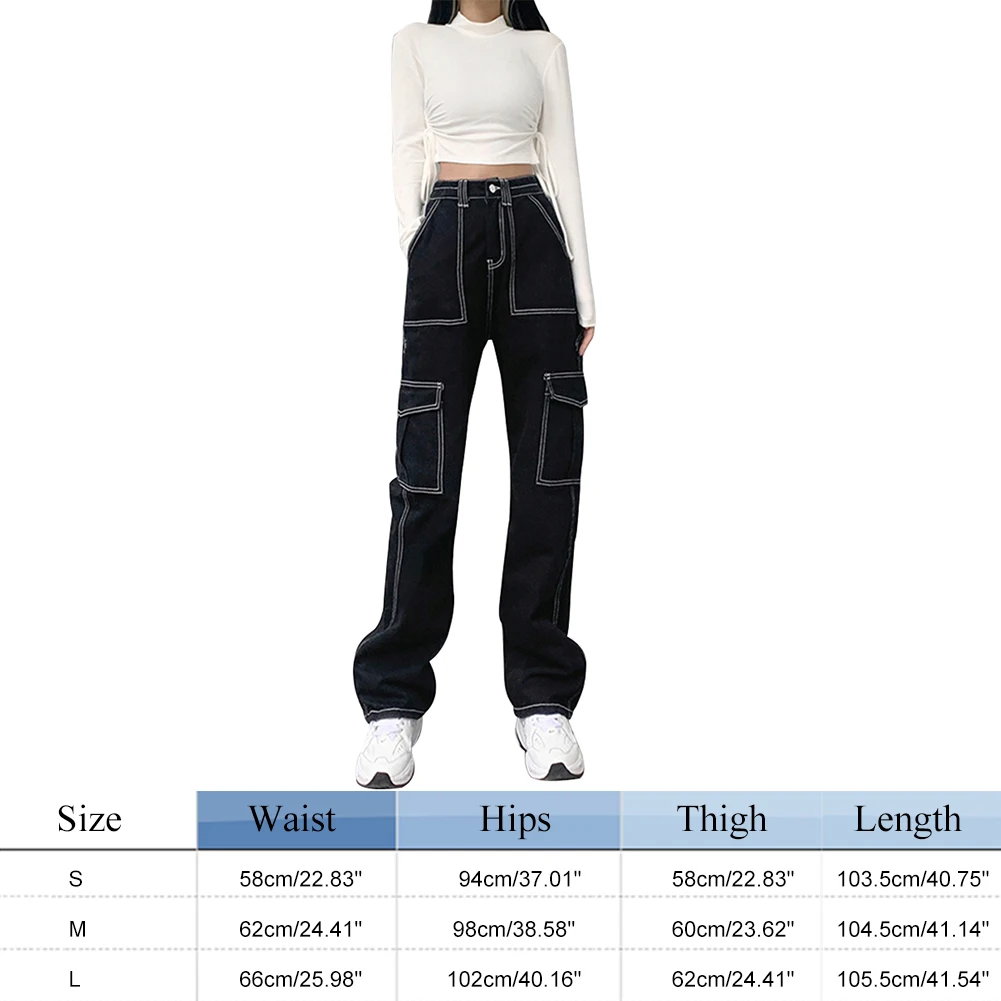 Harajuku Y2K Multi Pockets Patchwork Baggy High Waist Jeans Streetwear 100% Cotton Women Denim Trouser Loose Pants Punk Jeans
Harajuku Y2K Multi Pockets Patchwork Baggy High Waist Jeans Streetwear 100% Cotton Women Denim Trouser Loose Pants Punk Jeans