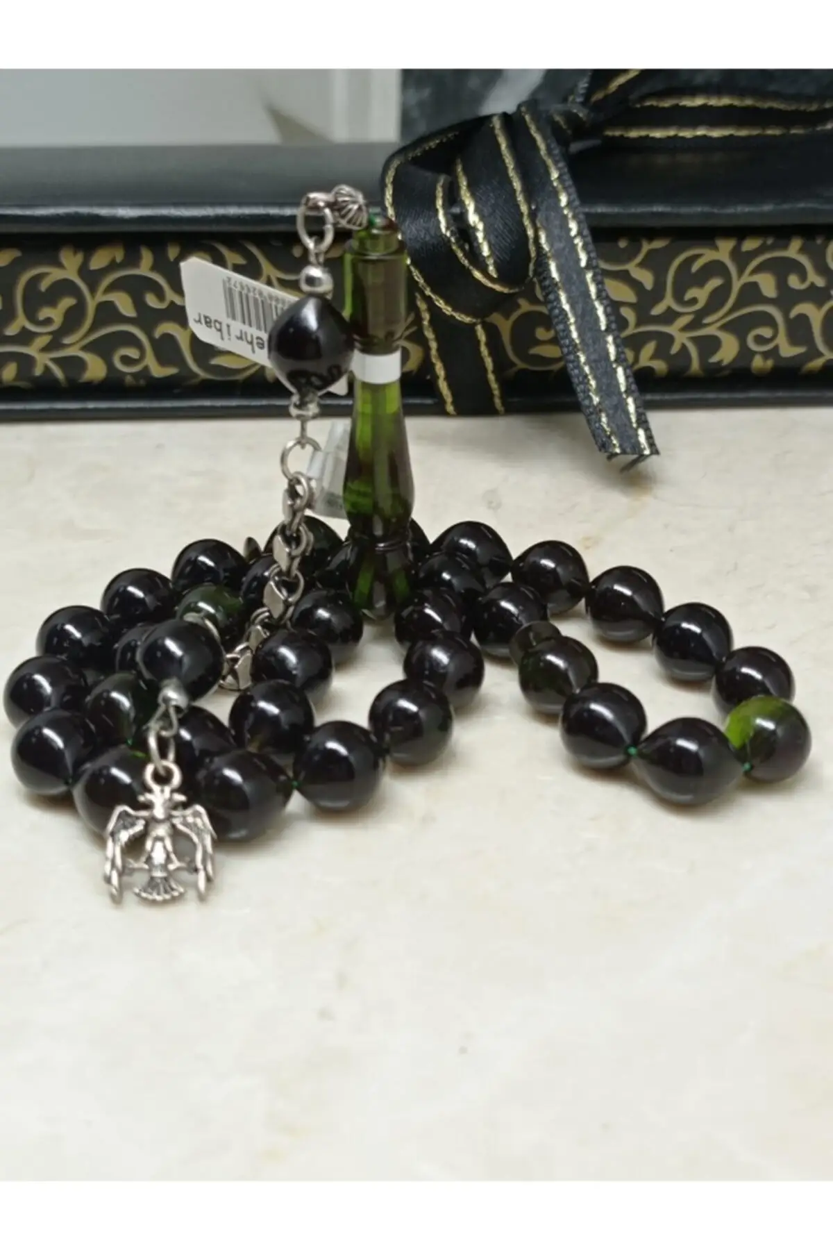Kehribarkolik Green Reflection Fire Amber Prayer Beads Turkish handmade custom design Islamic prayer beads
Kehribarkolik Green Reflection Fire Amber Prayer Beads Turkish handmade custom design Islamic prayer beads