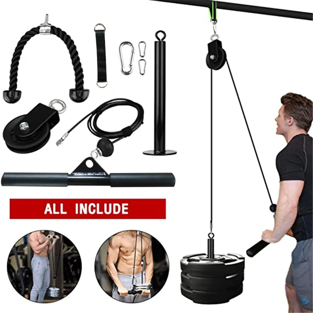 9PC Cable Machine Attachments Tricep Rope Cable Pully Optional for Gym Fitness Equipment Weight Lifting Workout Accessories
9PC Cable Machine Attachments Tricep Rope Cable Pully Optional for Gym Fitness Equipment Weight Lifting Workout Accessories