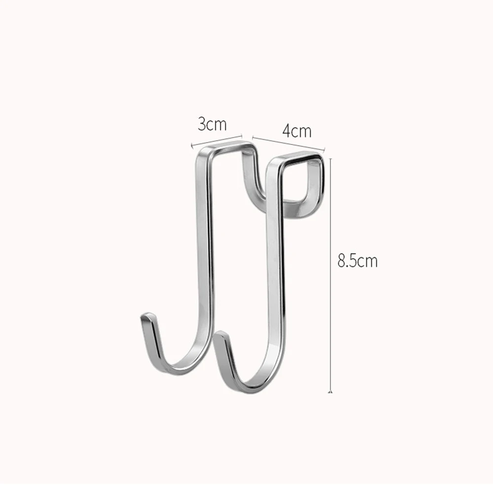 Double S Shape Stainless Steel Storage Hook For Bathroom Kitchen Wall And Door Home Key Organizer Hook Accessories
Double S Shape Stainless Steel Storage Hook For Bathroom Kitchen Wall And Door Home Key Organizer Hook Accessories