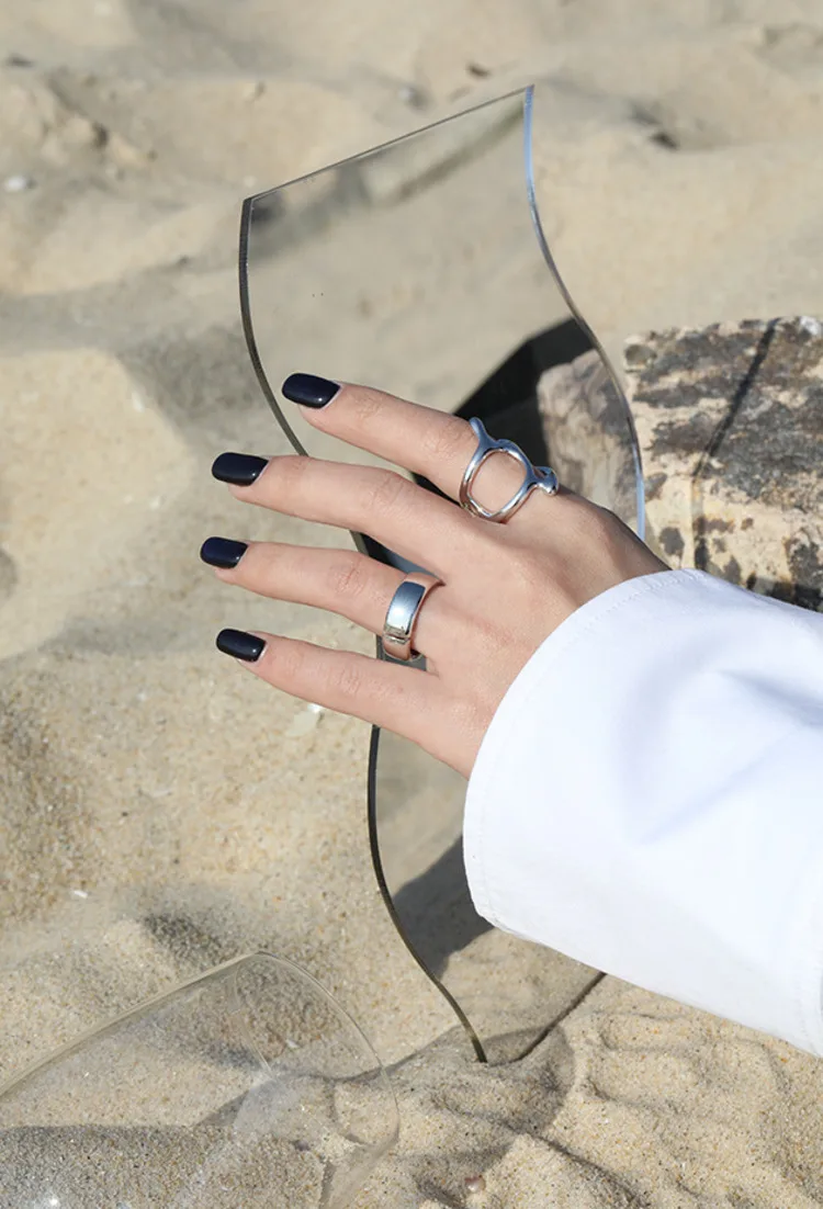 Designer Rings Gift For Women Sterling Silver 925 Minimalist Irregular Gold Punk Hyperbole Adjustable Ring Anillos Mujer Jewelry
Designer Rings Gift For Women Sterling Silver 925 Minimalist Irregular Gold Punk Hyperbole Adjustable Ring Anillos Mujer Jewelry