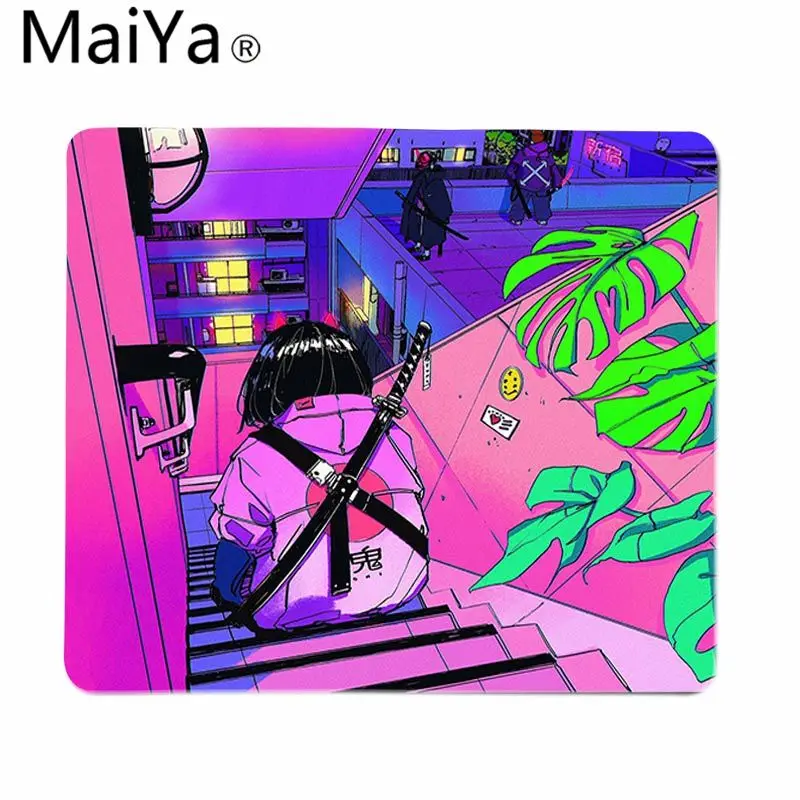 Maiya Cool Fashion Vaporwave Glitch Anime Rubber Mouse Durable Desktop Mousepad Top Selling Wholesale Gaming Pad mouse
Maiya Cool Fashion Vaporwave Glitch Anime Rubber Mouse Durable Desktop Mousepad Top Selling Wholesale Gaming Pad mouse