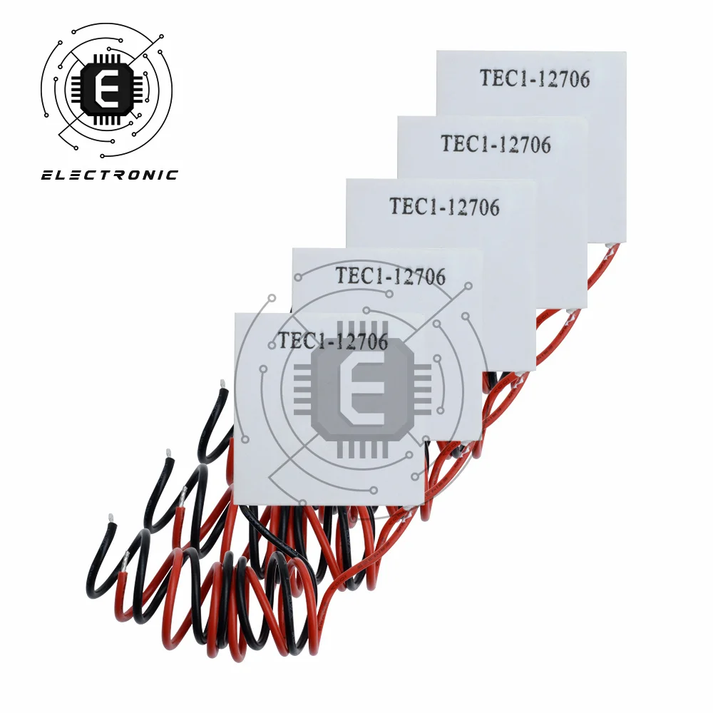 10pcs/lot TEC1-12706 TEC1 12706 12V 6A TEC Thermoelectric Cooler Peltier (TEC1-12706) 40*40MM 12V Peltier Elemente Module
10pcs/lot TEC1-12706 TEC1 12706 12V 6A TEC Thermoelectric Cooler Peltier (TEC1-12706) 40*40MM 12V Peltier Elemente Module
