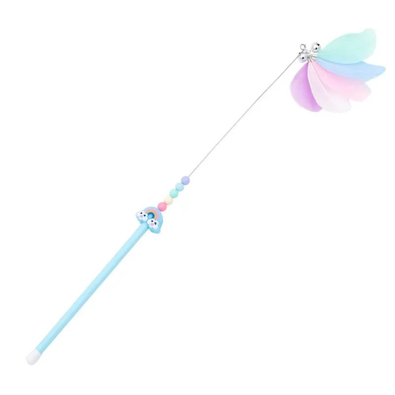 Cat toy fur ball feather fairy tease cat stick bell steel wire tease cat pole pet goods
Cat toy fur ball feather fairy tease cat stick bell steel wire tease cat pole pet goods