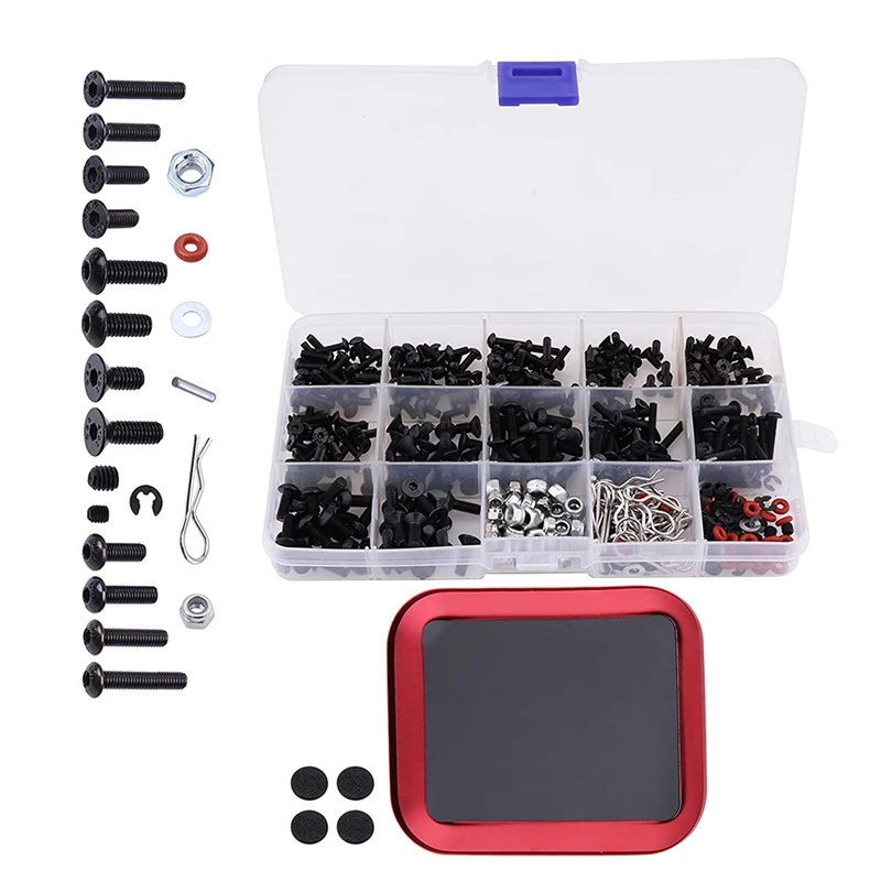 523 PCS RC Screws Kit Repair Tool Box Set RC Hobby Universal Spare Accessories RC Cars Crawler Parts
523 PCS RC Screws Kit Repair Tool Box Set RC Hobby Universal Spare Accessories RC Cars Crawler Parts