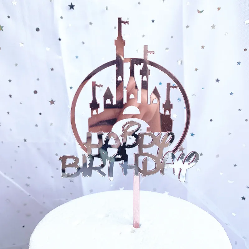 Dreaming Castle Acrylic Happy Birthday Cake Topper Prince Princess Theme Cake Decoration Party Supplies Baby Shower
Dreaming Castle Acrylic Happy Birthday Cake Topper Prince Princess Theme Cake Decoration Party Supplies Baby Shower