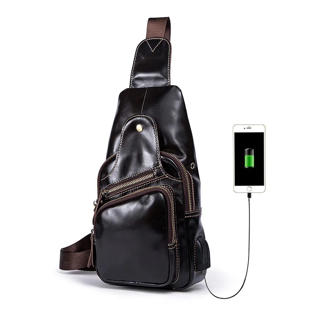 2021 Genuine Leather Chest Bag for Men Casual Messenger Bags Fashion Men's Chest Pack Large Capacity Business Crossbody Bags
2021 Genuine Leather Chest Bag for Men Casual Messenger Bags Fashion Men's Chest Pack Large Capacity Business Crossbody Bags