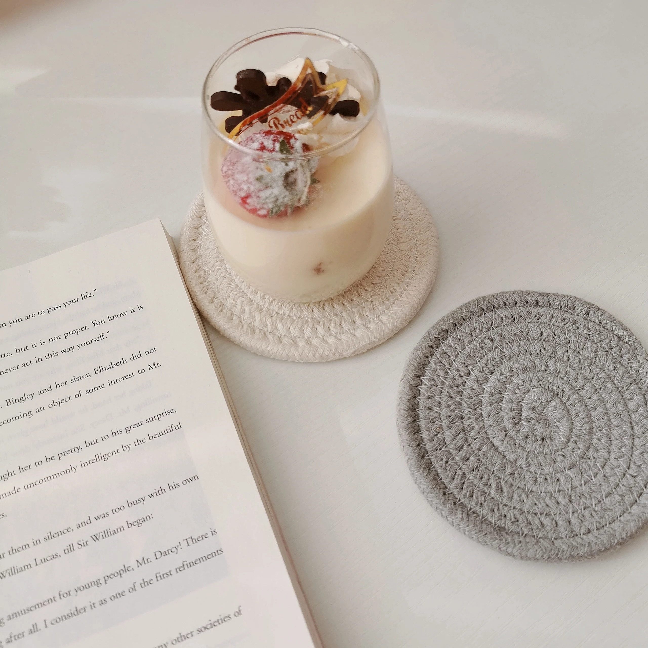 Drink Coasters Cup Coaster Gray Cotton White Mugs Ceramic Round Japanese style Cute Nordic Posavasos 코스터 컵받침 コースター Free Shipping
Drink Coasters Cup Coaster Gray Cotton White Mugs Ceramic Round Japanese style Cute Nordic Posavasos 코스터 컵받침 コースター Free Shipping