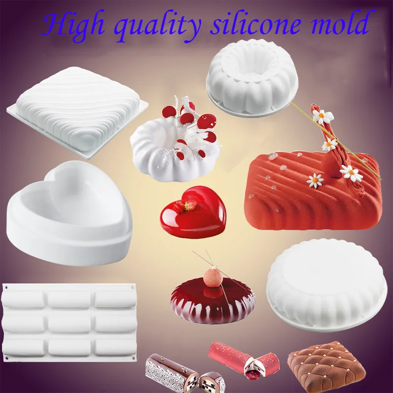 Baking Molds Of Various Shapes Silicone Mousse Cake Mold Food Grade Silicone Mold Kitchen Baking Utensils Cake Wood Mold
Baking Molds Of Various Shapes Silicone Mousse Cake Mold Food Grade Silicone Mold Kitchen Baking Utensils Cake Wood Mold
