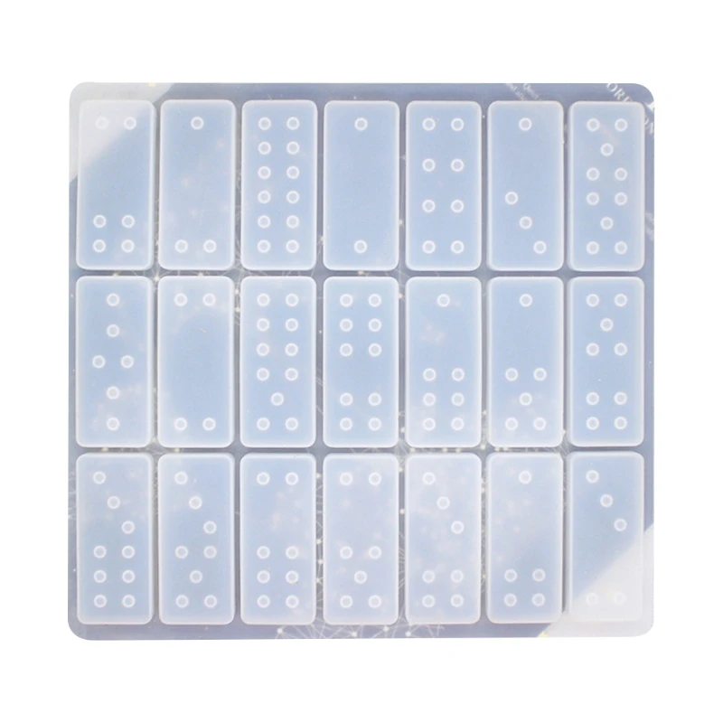 Dominoes Casting Silicone Mould DIY Crafts Polymer Clay Jewelry Making Tools Crystal Epoxy Resin Game Toy Mold
Dominoes Casting Silicone Mould DIY Crafts Polymer Clay Jewelry Making Tools Crystal Epoxy Resin Game Toy Mold