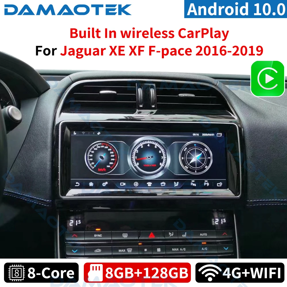 Мультимедийное радио DamaoTek, Android 10,0, 10,25 дюйма, 4 + 128 ГБ, для автомобильной стереосистемы Jaguar XE XF XEL F-Pace 2016-2019 Harman с экраном
Мультимедийное радио DamaoTek, Android 10,0, 10,25 дюйма, 4 + 128 ГБ, для автомобильной стереосистемы Jaguar XE XF XEL F-Pace 2016-2019 Harman с экраном
