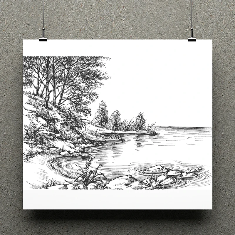 ZhuoAng Small Tree By The River Clear Stamp for Scrapbooking Rubber Stamp Seal Paper Craft Clear Stamps Card Making
ZhuoAng Small Tree By The River Clear Stamp for Scrapbooking Rubber Stamp Seal Paper Craft Clear Stamps Card Making