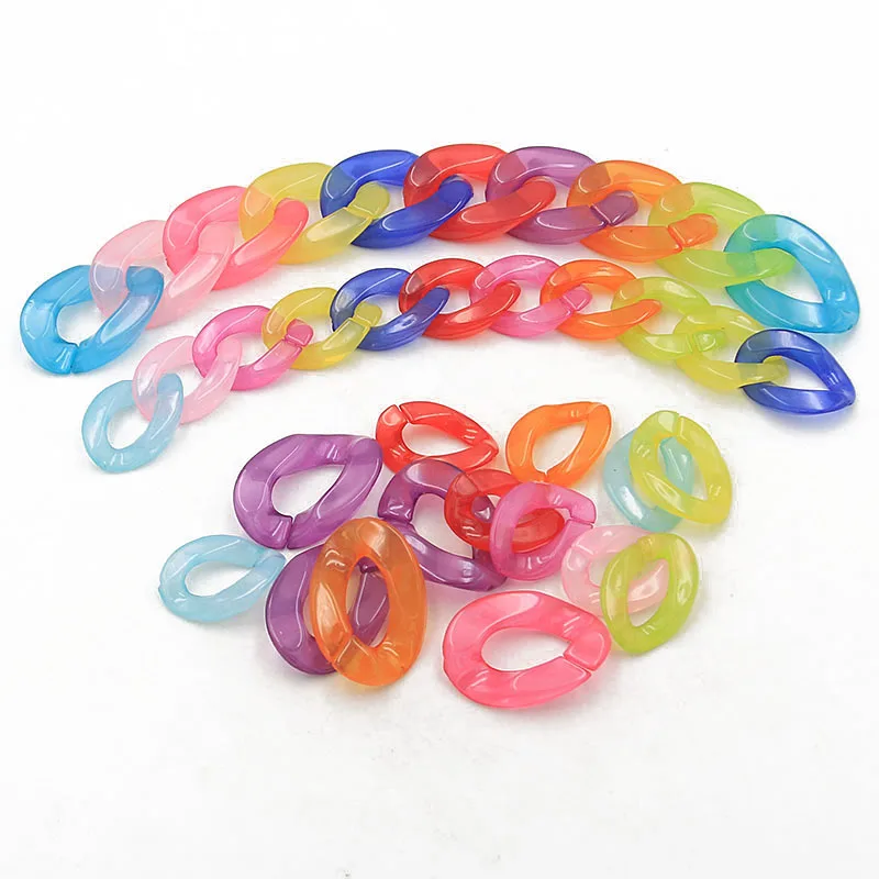 30PCS 5 Style Mix Color Acrylic Chain Buckle DIY Open Jewelry, Bags, Jewelry Accessories Production Materials
30PCS 5 Style Mix Color Acrylic Chain Buckle DIY Open Jewelry, Bags, Jewelry Accessories Production Materials