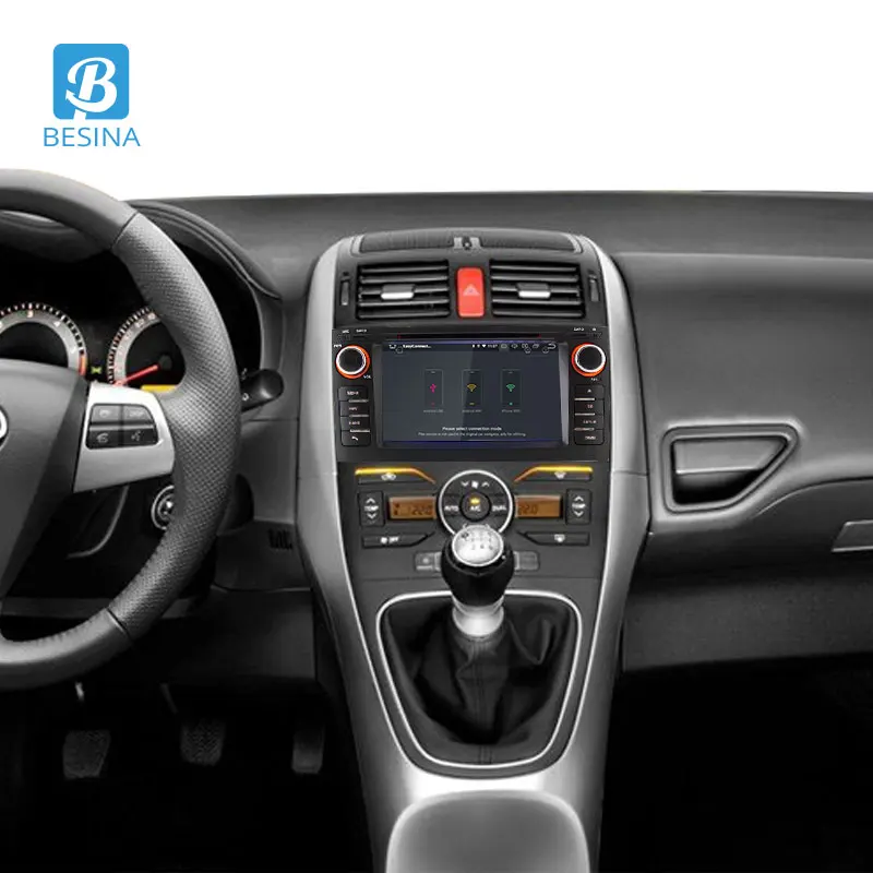 Автомобильный DVD-плеер Besina Android 10 для Toyota AURIS 2008 2009 2010 2011 мультимедиа GPS-навигация