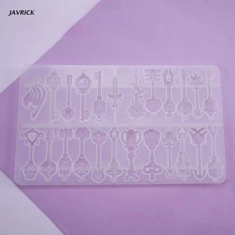 Crystal Epoxy Resin Mold Tray Key Pendant Casting Silicone Mould DIY Making Tool
Crystal Epoxy Resin Mold Tray Key Pendant Casting Silicone Mould DIY Making Tool