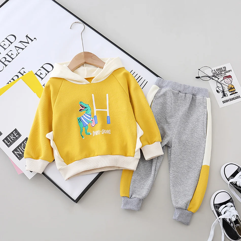 2021 New Children Sweater Suit Boys Autumn Cartoon Dinosaur Print Clothing Set Girls Fashion Clothing Set Kid Autumn Sweater Set
2021 New Children Sweater Suit Boys Autumn Cartoon Dinosaur Print Clothing Set Girls Fashion Clothing Set Kid Autumn Sweater Set
