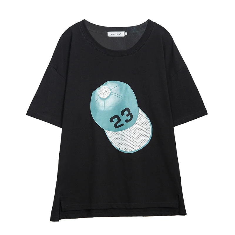 plus size Cotton Summer T Shirt Women print 2021 Womens Tops Vogue Tshirt Female T-Shirt Woman Korean Style Tee Shirt Femme 
plus size Cotton Summer T Shirt Women print 2021 Womens Tops Vogue Tshirt Female T-Shirt Woman Korean Style Tee Shirt Femme