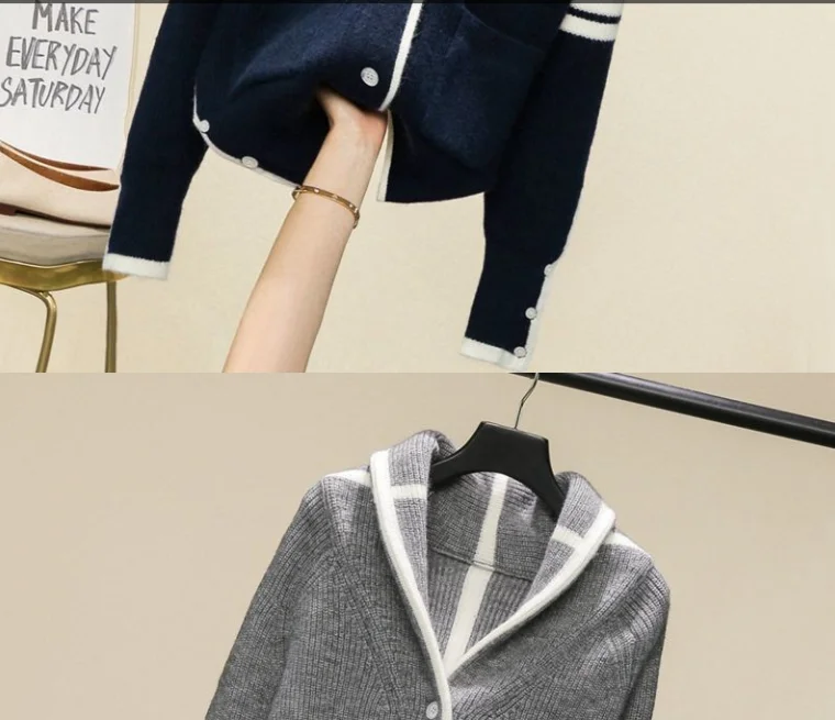 Europe Station 2021 Spring and Autumn New Knitted Cardigan Thickened Loose Turtleneck Sweater Coat Tide
Europe Station 2021 Spring and Autumn New Knitted Cardigan Thickened Loose Turtleneck Sweater Coat Tide