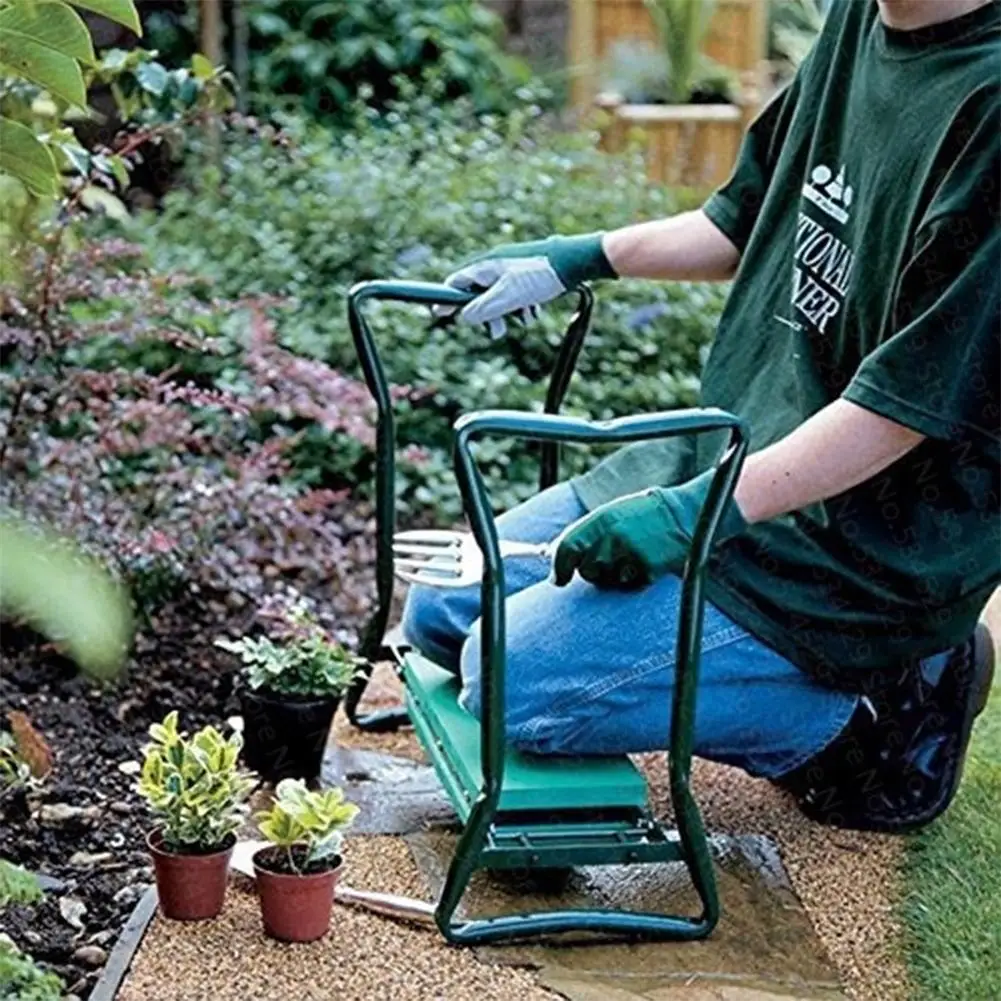 Garden Kneeler With Handles Folding Stainless Steel Garden Stool With EVA Kneeling Pad Gardening Gifts Supply
Garden Kneeler With Handles Folding Stainless Steel Garden Stool With EVA Kneeling Pad Gardening Gifts Supply
