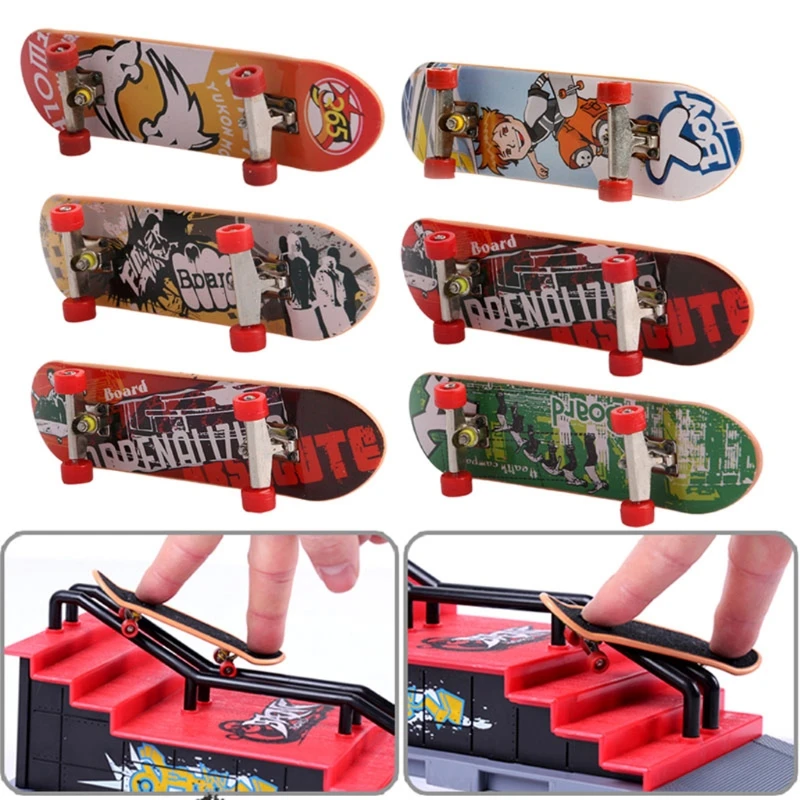 Finger Skateboards Skate Park Ramp Parts for Tech Practice Deck Children Gift Set Fingerboard Toys
Finger Skateboards Skate Park Ramp Parts for Tech Practice Deck Children Gift Set Fingerboard Toys