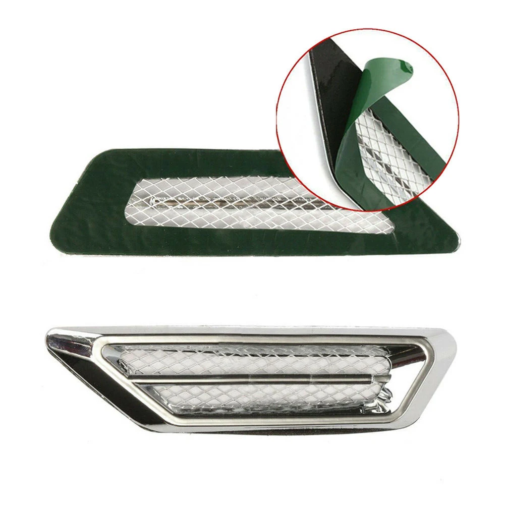 NEW 2x Chrome Car SUV Air Flow Fender Side Vent Decoration Sticker Accessories Universal Chrome Tone Self-Adhesive Air Flow Vent
NEW 2x Chrome Car SUV Air Flow Fender Side Vent Decoration Sticker Accessories Universal Chrome Tone Self-Adhesive Air Flow Vent