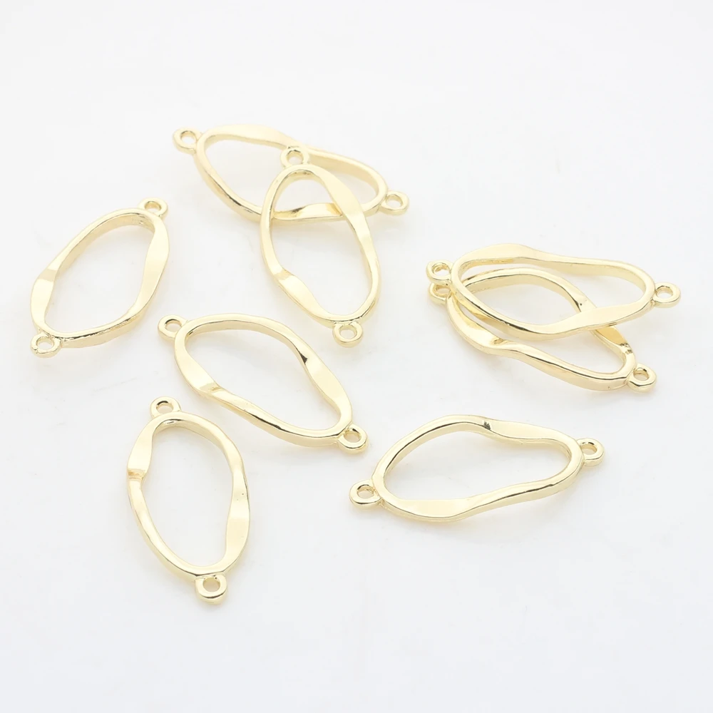 6pcs/lot Zinc Alloy Geometric Distorted Hollow Oval Charms Linker Connector For DIY Tassel Earrings Accessories
6pcs/lot Zinc Alloy Geometric Distorted Hollow Oval Charms Linker Connector For DIY Tassel Earrings Accessories