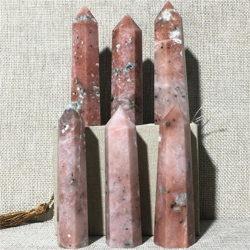 Natural Rose Tourmaline Quartz Crystal Point Home Furnishing Decoration Stone Gift Rod Column Wand Tower
Natural Rose Tourmaline Quartz Crystal Point Home Furnishing Decoration Stone Gift Rod Column Wand Tower