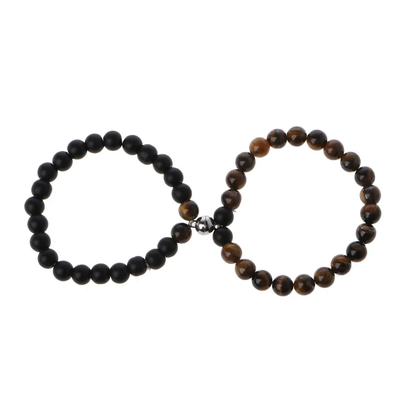 2Pcs Magnetic Couples Bracelet for Women Men Mutual Attraction Volcanic Stone Bracelets Gifts for Lover and Best Friends
2Pcs Magnetic Couples Bracelet for Women Men Mutual Attraction Volcanic Stone Bracelets Gifts for Lover and Best Friends