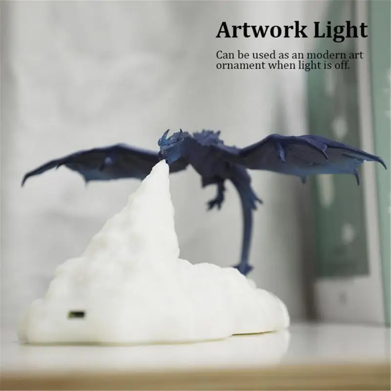 Fire Breathing Dragon 3D Print Led Night Light Charging Children Bedroom Decor Light for Home Indoor Lighting Decorations Gift
Fire Breathing Dragon 3D Print Led Night Light Charging Children Bedroom Decor Light for Home Indoor Lighting Decorations Gift