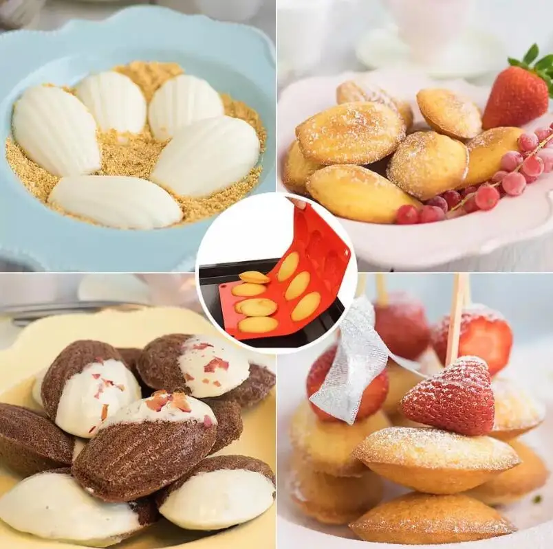 9 Cavities Madeleine Silicone Cake Mold Shell Biscuits Cake Handmade Soap Moulds Ice Cube Tray Nonstick Silicone Bakeware Mould
9 Cavities Madeleine Silicone Cake Mold Shell Biscuits Cake Handmade Soap Moulds Ice Cube Tray Nonstick Silicone Bakeware Mould