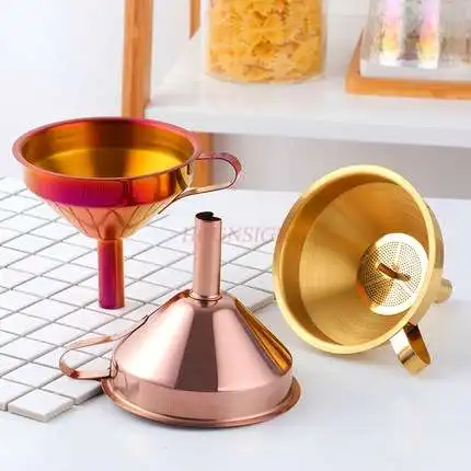 1 pcs 304 stainless steel funnel household small caliber wine funnel pour hopper refueling artifact with filter refueling funnel
1 pcs 304 stainless steel funnel household small caliber wine funnel pour hopper refueling artifact with filter refueling funnel