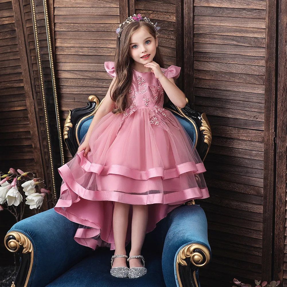Kids Girl Cake Tutu Flower Dress Children Party Wedding Formal Dress for Girl Princess First Communion Costume 3-12 years
Kids Girl Cake Tutu Flower Dress Children Party Wedding Formal Dress for Girl Princess First Communion Costume 3-12 years