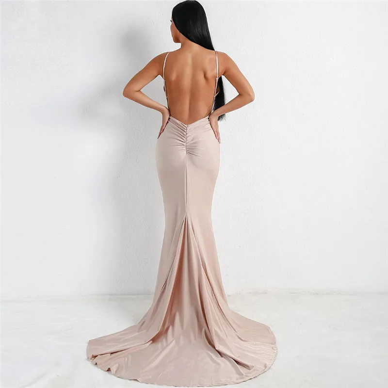 Backless Sexy Bodycon Women Summer Dresses Elegant Vintage Party Night Maxi Dress 2020
Backless Sexy Bodycon Women Summer Dresses Elegant Vintage Party Night Maxi Dress 2020