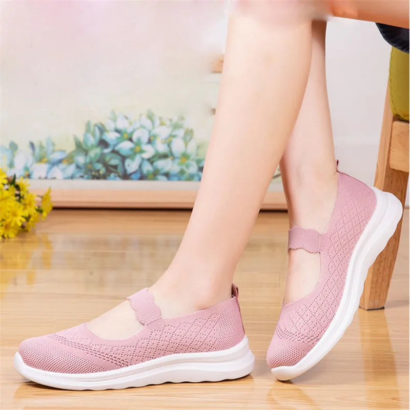 Women Sneakers Female knitted Vulcanized Shoes Casual Slip On Flats Ladies Sock Shoes Trainers Summer Tenis Feminino 2021
Women Sneakers Female knitted Vulcanized Shoes Casual Slip On Flats Ladies Sock Shoes Trainers Summer Tenis Feminino 2021