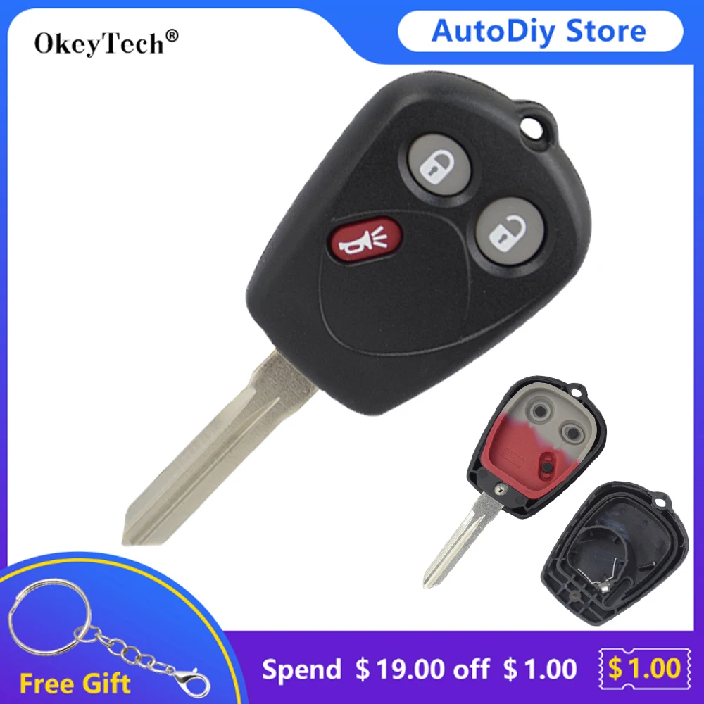 OkeyTech 2 + 1 кнопка дистанционного управления автомобильный ключ оболочка чехол Замена для SAAB 9-7X 9-7 SFU1008552 аксессуары для автомобильных ключей необработанное лезвие
OkeyTech 2 + 1 кнопка дистанционного управления автомобильный ключ оболочка чехол Замена для SAAB 9-7X 9-7 SFU1008552 аксессуары для автомобильных ключей необработанное лезвие