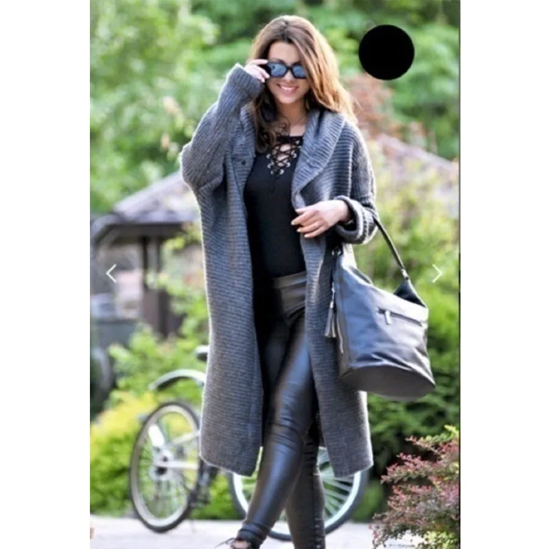 New Autumn Women Cardigans Long Sleeve Fashion Striped Outwear Hooded Poncho Ladies Solid Long Double Button Sweater 3XL
New Autumn Women Cardigans Long Sleeve Fashion Striped Outwear Hooded Poncho Ladies Solid Long Double Button Sweater 3XL