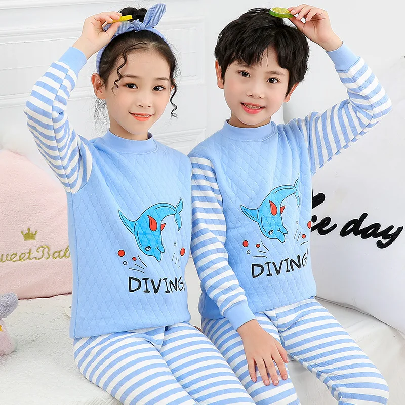 Winter Kids Pajamas Sets Warm Pyjamas For Boys Girls Thicken Girls Sleepwear Fleece Baby Thermal Underwear Tops Pants Suit Pjs
Winter Kids Pajamas Sets Warm Pyjamas For Boys Girls Thicken Girls Sleepwear Fleece Baby Thermal Underwear Tops Pants Suit Pjs