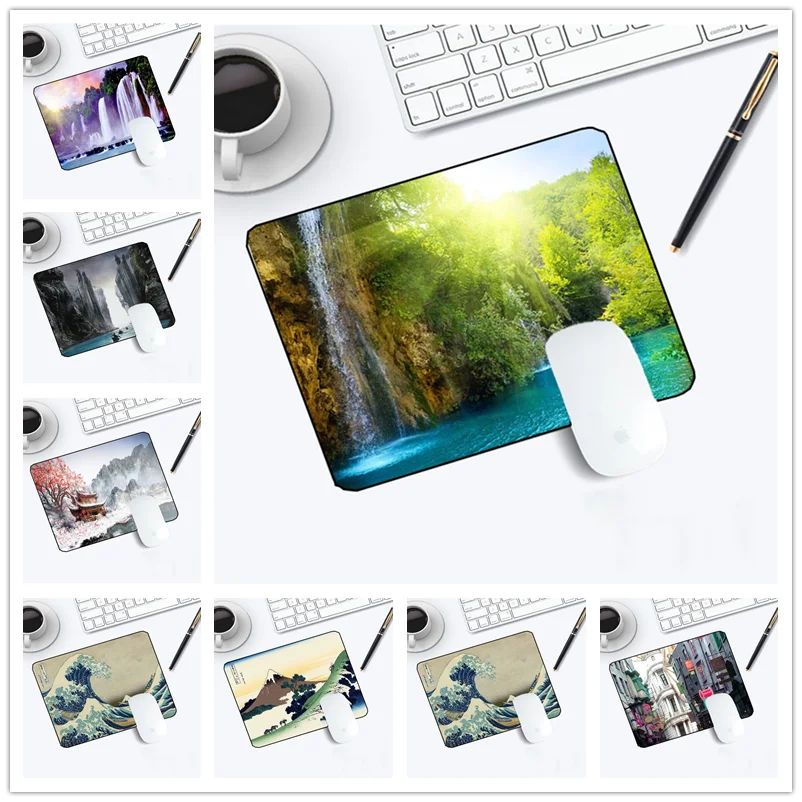 Yuzuoan creative landscape home office rubber non-slip mouse pad in three sizes can also be used as home decoration tea coaster
Yuzuoan creative landscape home office rubber non-slip mouse pad in three sizes can also be used as home decoration tea coaster