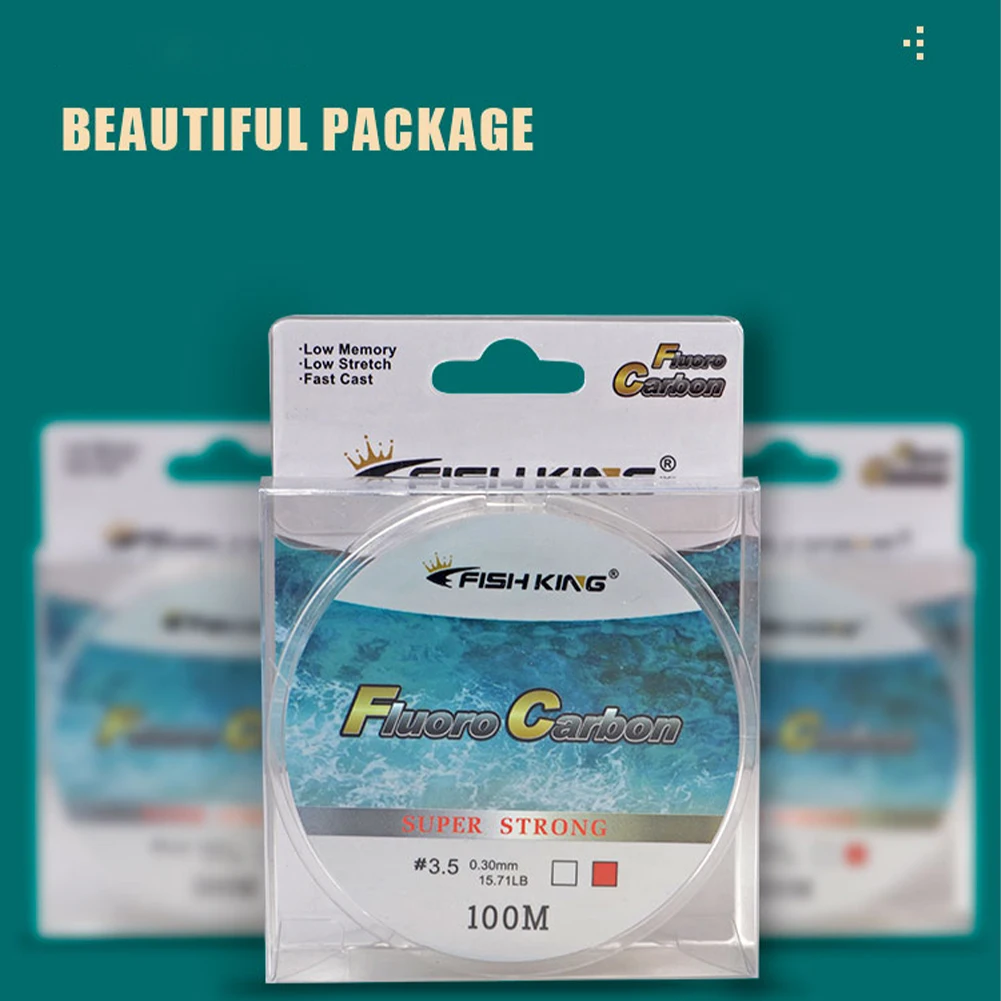 100M 4-34LB Leader Carbon Coating Fly Fishing Line Anti-bite Wear-resistant Fluorocarbon Carp Fishing Line Japan Pesca
100M 4-34LB Leader Carbon Coating Fly Fishing Line Anti-bite Wear-resistant Fluorocarbon Carp Fishing Line Japan Pesca