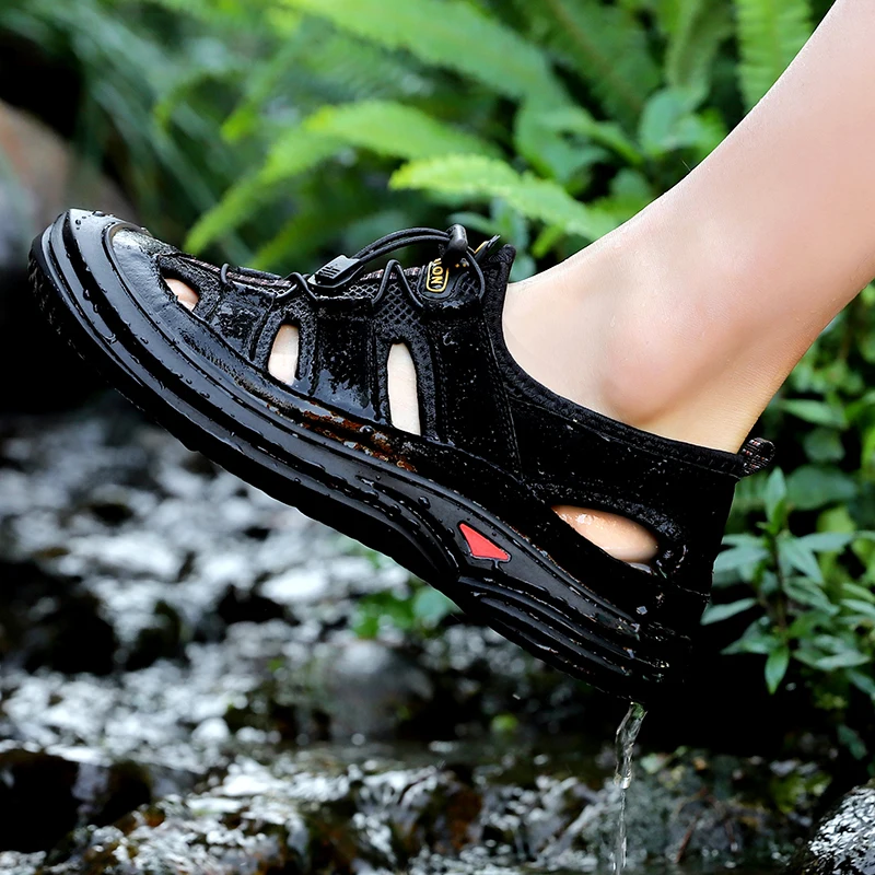 Zomer Schoenen Mannen Men's Summer Slippers Sneakers Sandals Mens Genuine Leather Men Slipper Massage
Zomer Schoenen Mannen Men's Summer Slippers Sneakers Sandals Mens Genuine Leather Men Slipper Massage