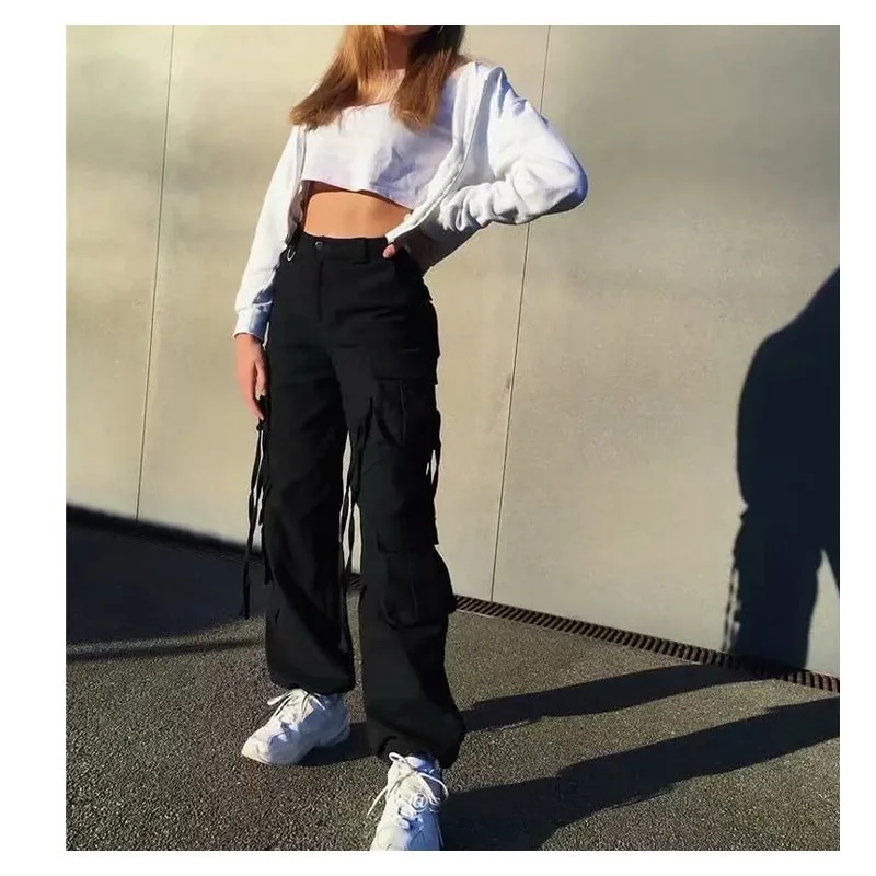 Artsnie High Waist Cargo Pants Women Spring 2021 Streetwear Casual Loose Khaki Trousers Pockets Sweatpants Long Pants Femme
Artsnie High Waist Cargo Pants Women Spring 2021 Streetwear Casual Loose Khaki Trousers Pockets Sweatpants Long Pants Femme