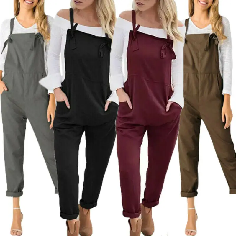 New Women Pocket Cotton Women Casual Solid Strap Wide Leg Pants Linen Sleeveless Loose Wide Leg Jumpsuit Overall Long Trousers
New Women Pocket Cotton Women Casual Solid Strap Wide Leg Pants Linen Sleeveless Loose Wide Leg Jumpsuit Overall Long Trousers