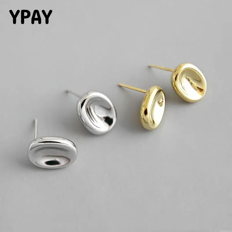 YPAY 100% Genuine 925 Sterling Silver Stud Earrings For Women INS Minimal Geometric Oval Bead Earring Fine Jewelry Gift YME485
YPAY 100% Genuine 925 Sterling Silver Stud Earrings For Women INS Minimal Geometric Oval Bead Earring Fine Jewelry Gift YME485