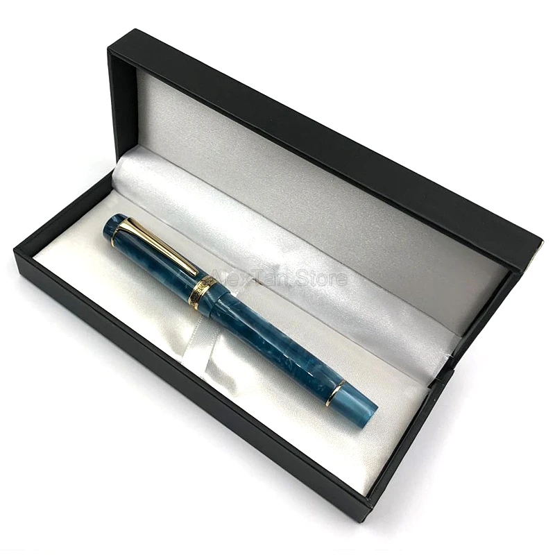 Kaigelu 316 Marble Celluloid Fountain Pen 22KGP Medium Nib Dark Blue Phantom Pattern For Office & School With Gift Box
Kaigelu 316 Marble Celluloid Fountain Pen 22KGP Medium Nib Dark Blue Phantom Pattern For Office & School With Gift Box