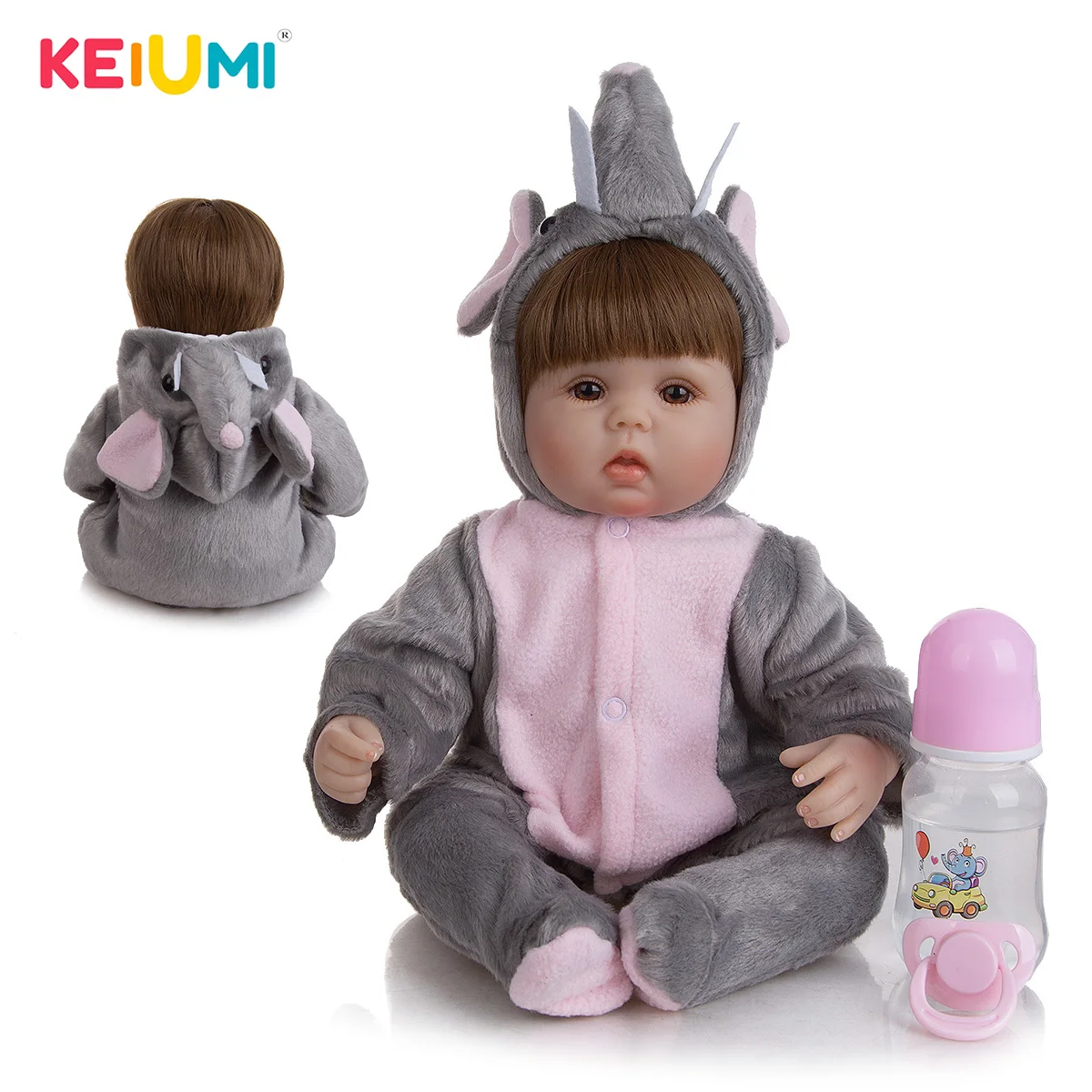 KEIUMI симпатичная кукла реборн 42 см, слон, 17 дюймов, куклы для новорожденных, модные игрушки для девочек, милые детские игрушки, подарки на день рождения
KEIUMI симпатичная кукла реборн 42 см, слон, 17 дюймов, куклы для новорожденных, модные игрушки для девочек, милые детские игрушки, подарки на день рождения