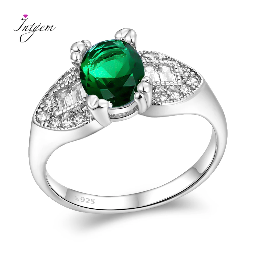 Emerald AAA Zircon 6x8MM Oval Gemstone Rings for Women 925 Sterling Silver Diamond Wedding Engagement Rings Jewelry Wholesale
Emerald AAA Zircon 6x8MM Oval Gemstone Rings for Women 925 Sterling Silver Diamond Wedding Engagement Rings Jewelry Wholesale